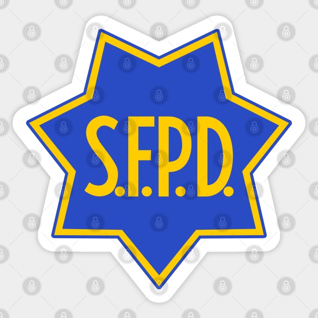 San Francisco Police Department Logo Sticker by Scud"